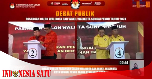 AZ&#45;FER Kuasai Panggung Debat Calon Walikota&#45;Wakil Walikota Sungai Penuh 2024